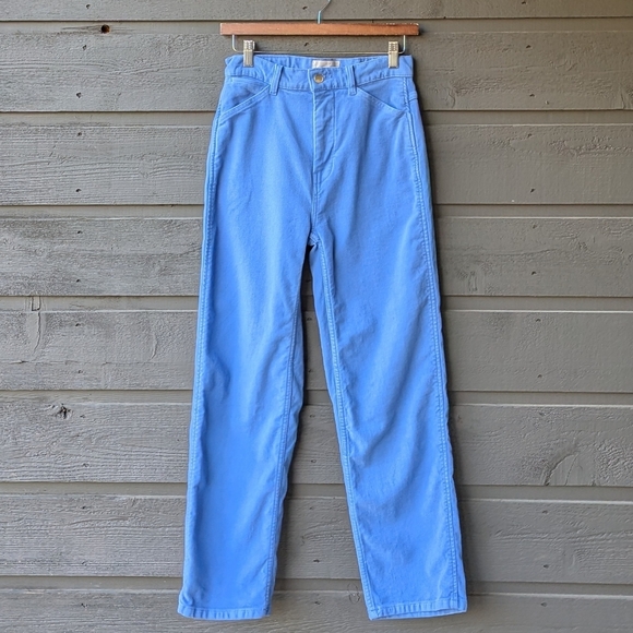 Everlane High Rise Brushed Organic Cotton Straight Leg Pants - Picture 9 of 9